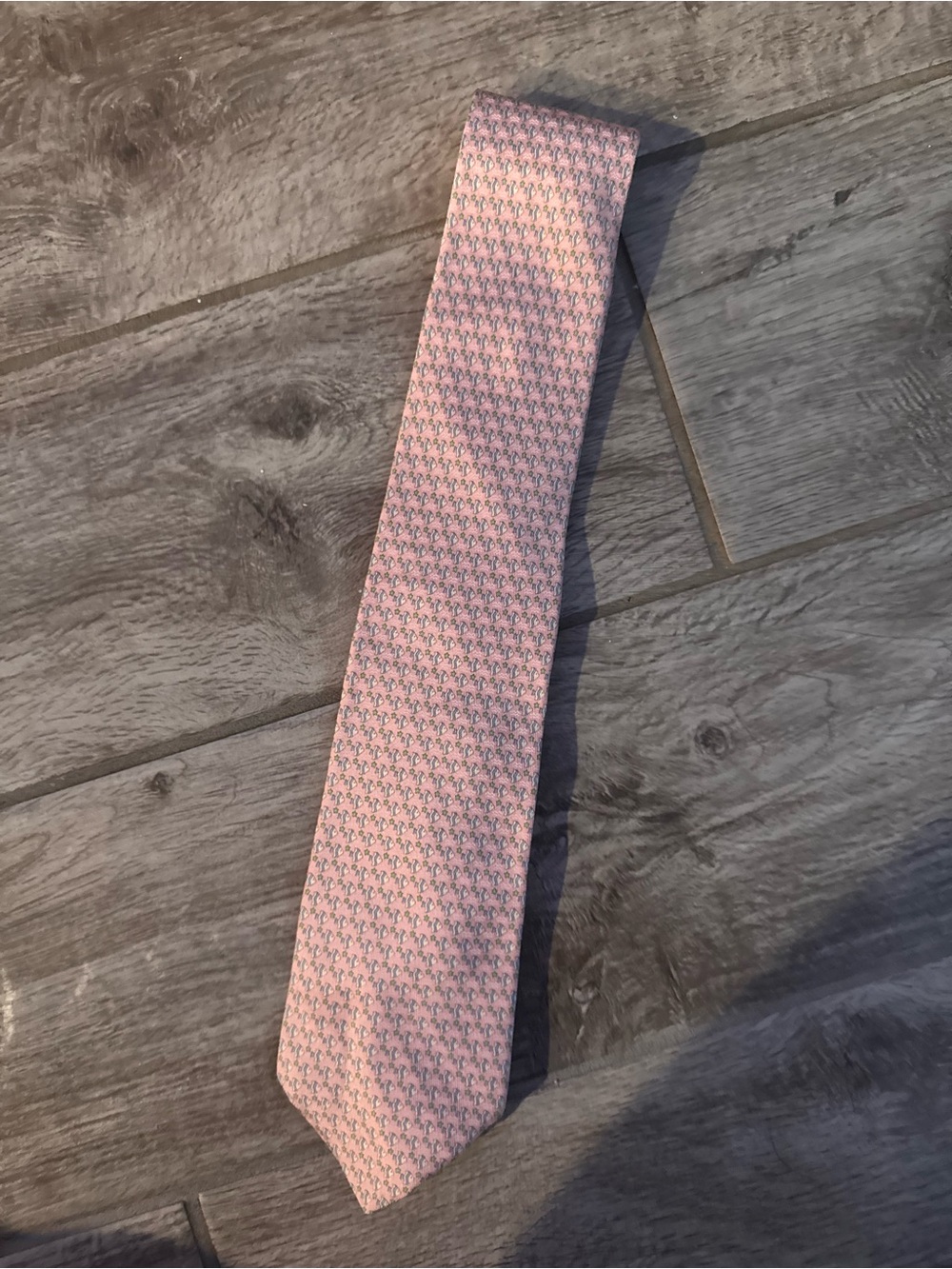 Salvator Ferragamo Mini fish print silk tie